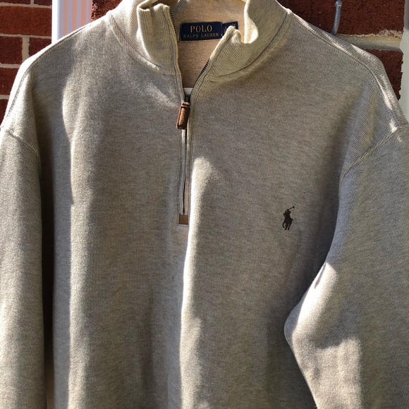 Ralph Lauren Men's Half Zip-Up Sweater - Picture 4 of 15
